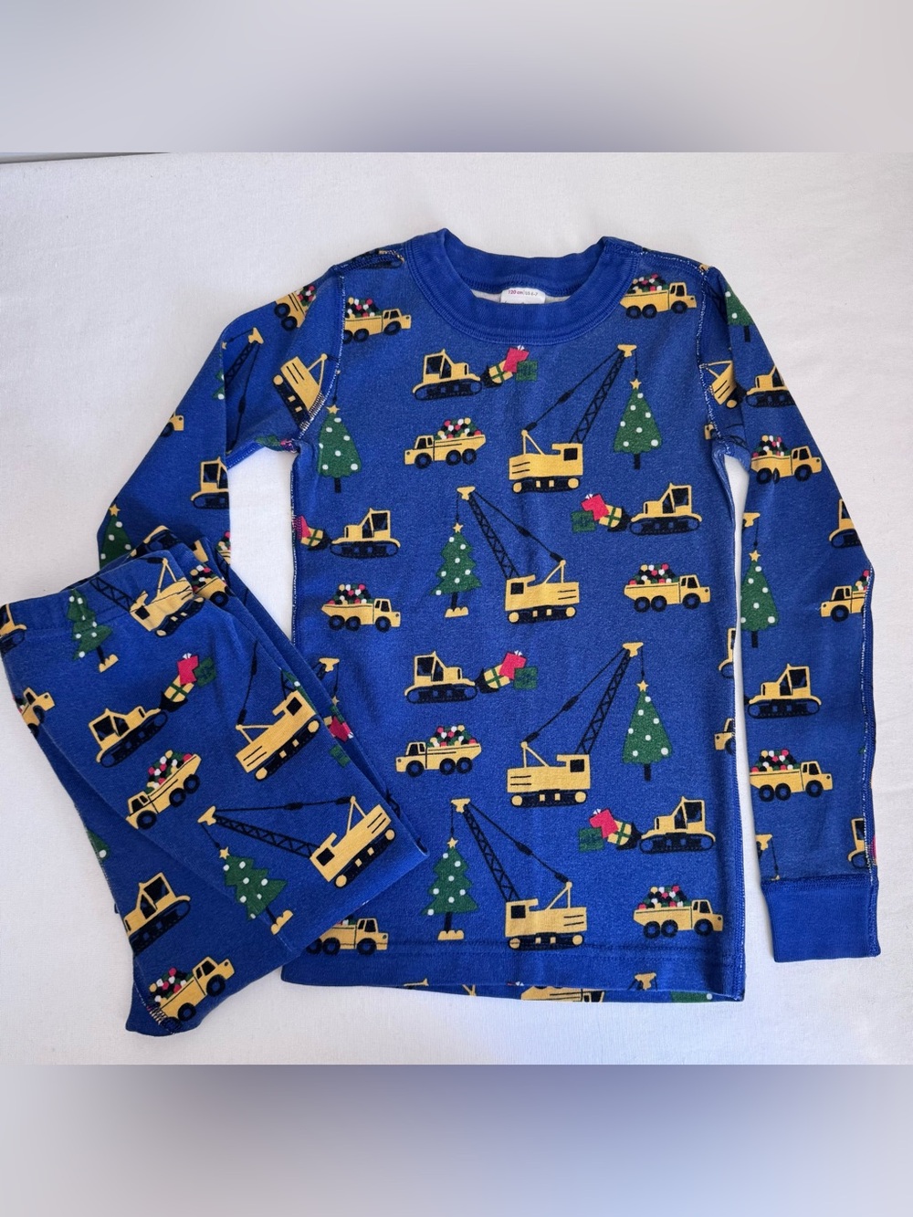 Hanna Andersson Boys Sz 6 Long John holiday pajamas